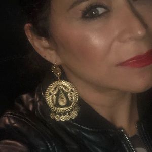 COPY - Mexican earrings filigree hand made gold p…